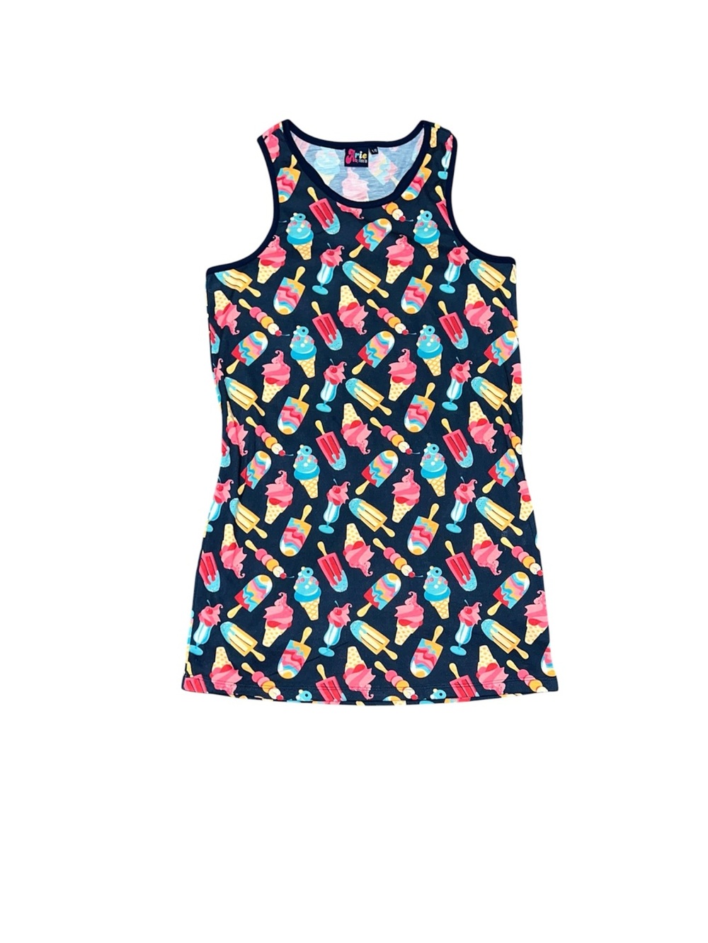 Arie By Ariella Multicoloured Ice Cream Dress Youth Girls Size Large Colorful
